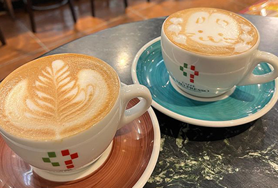 ラテアート 上本町カフェ