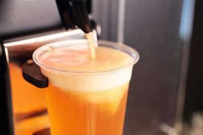 奈良駅のカフェチャオプレッソのクラフトビール